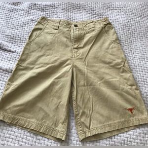 Texas Longhorns NCAA Branded Khaki Shorts Size S (28-30)